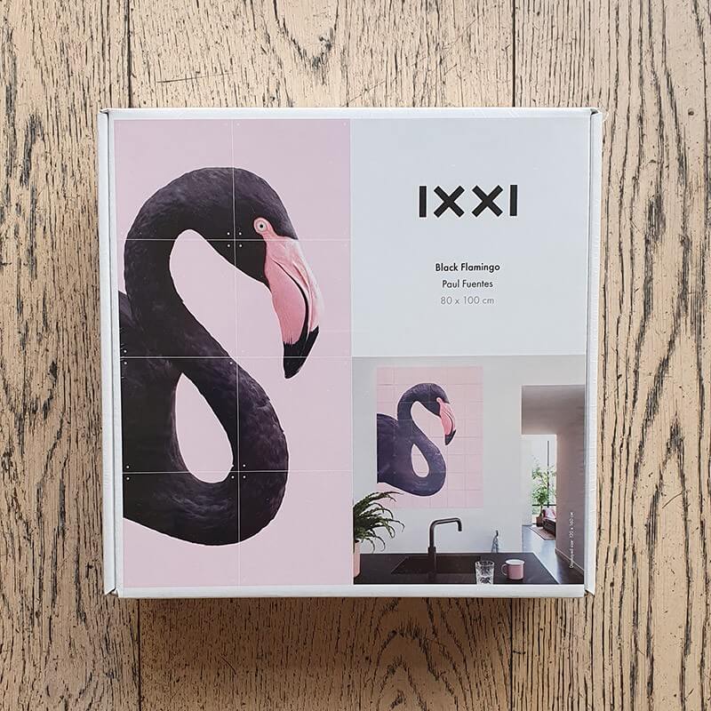 Black Flamingo 80x100cm - ixxi - Missa Arles