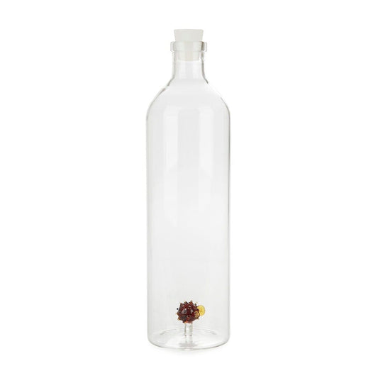Bouteille poisson globe / Globefish en verre borosilicate - Missa Arles