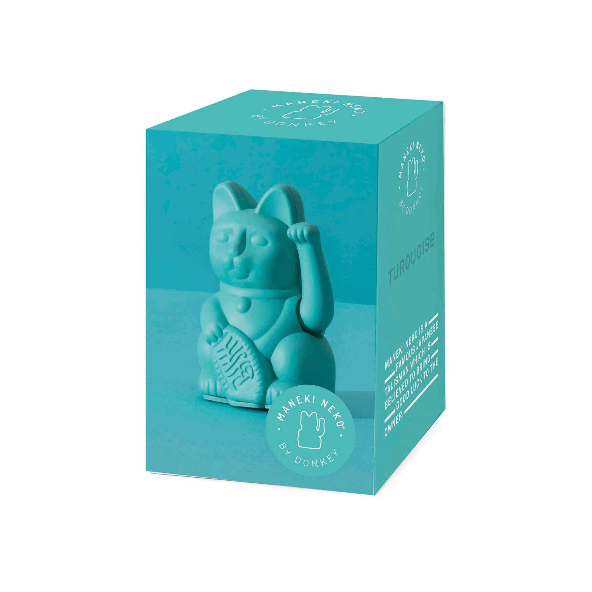 Mini Lucky Cat Maneki Neko Turquoise - Missa Arles