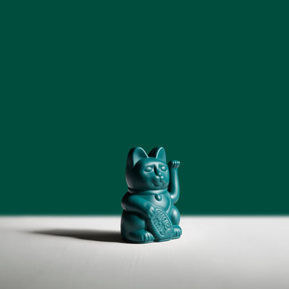 Mini Lucky Cat Maneki Neko Vert - Famille - Missa Arles