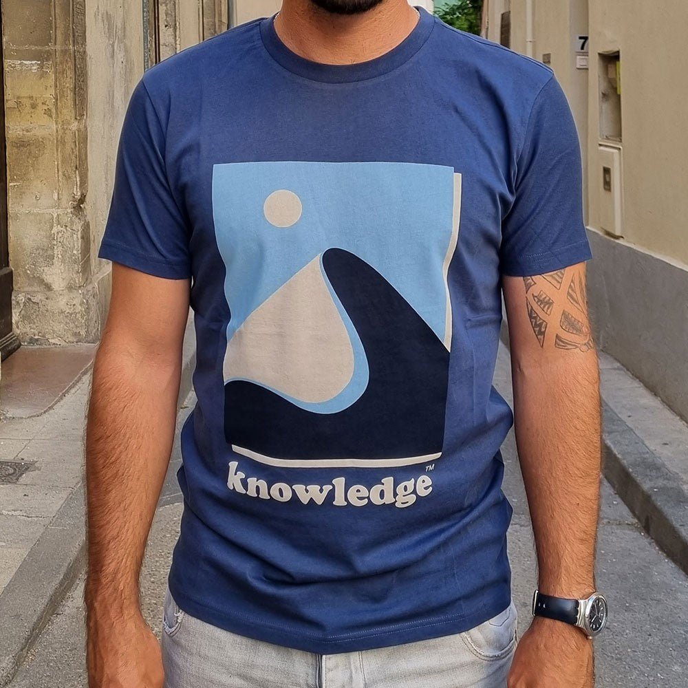 T-shirt ALDER Montagne - Knowledge Cotton Apparel - Missa Arles