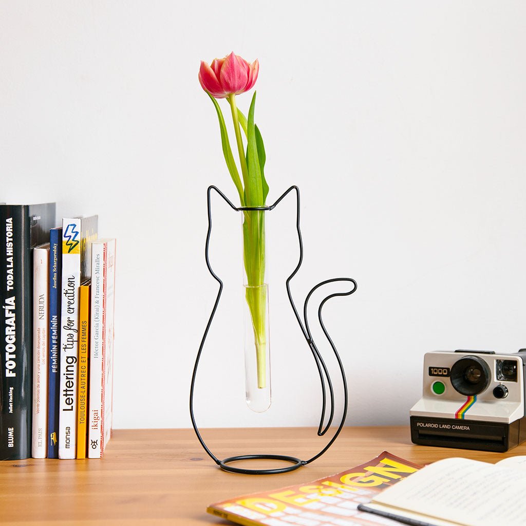Vase silhouette chat - Missa Arles